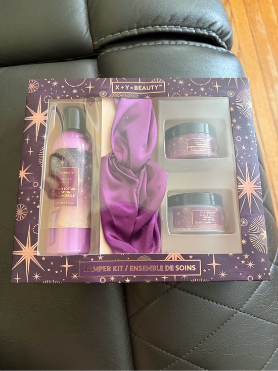 Other - X•Y•BEAUTY Purple Pamper Kit - Body Lotion & Spa Set